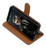 Pull Up PU Leder Bookstyle für Huawei P Smart Black