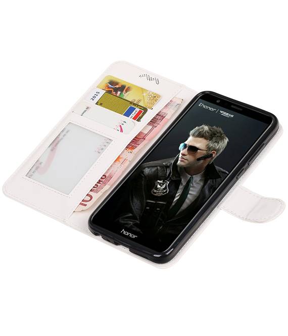 Custodia a portafoglio tipo portafoglio Huawei P Smart Wallet Bianco