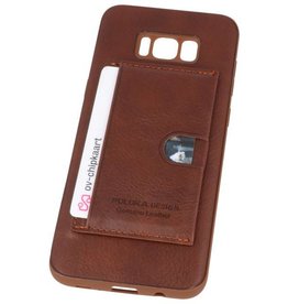 Hardcase Hoesje voor Samsung Galaxy S8 Plus Bruin