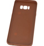 Hardcase Hoesje voor Samsung Galaxy S8 Plus Bruin