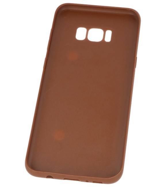 Hardcase Hoesje voor Samsung Galaxy S8 Plus Bruin