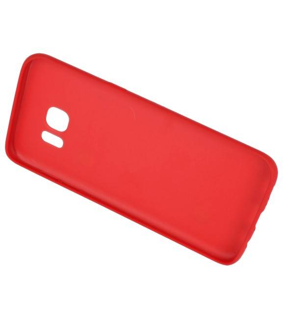 Hardcase Hoesje voor Samsung Galaxy S7 Edge Rood