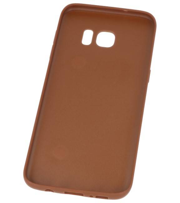 Hardcase Hoesje voor Samsung Galaxy S7 Edge Bruin