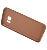 Hardcase Hoesje voor Samsung Galaxy S7 Edge Bruin