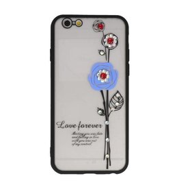 Love Forever Hoesjes voor iPhone 6 / 6s Blauw