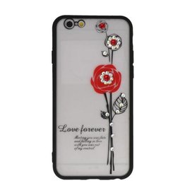 Love Forever Hoesjes voor iPhone 6 / 6s Rood