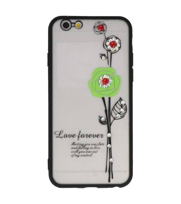 Love Forever Hoesjes voor iPhone 6 / 6s Groen