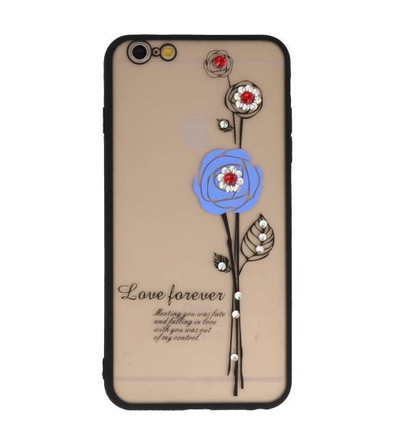 Love Forever Hoesjes voor iPhone 6 / 6s Plus Blauw