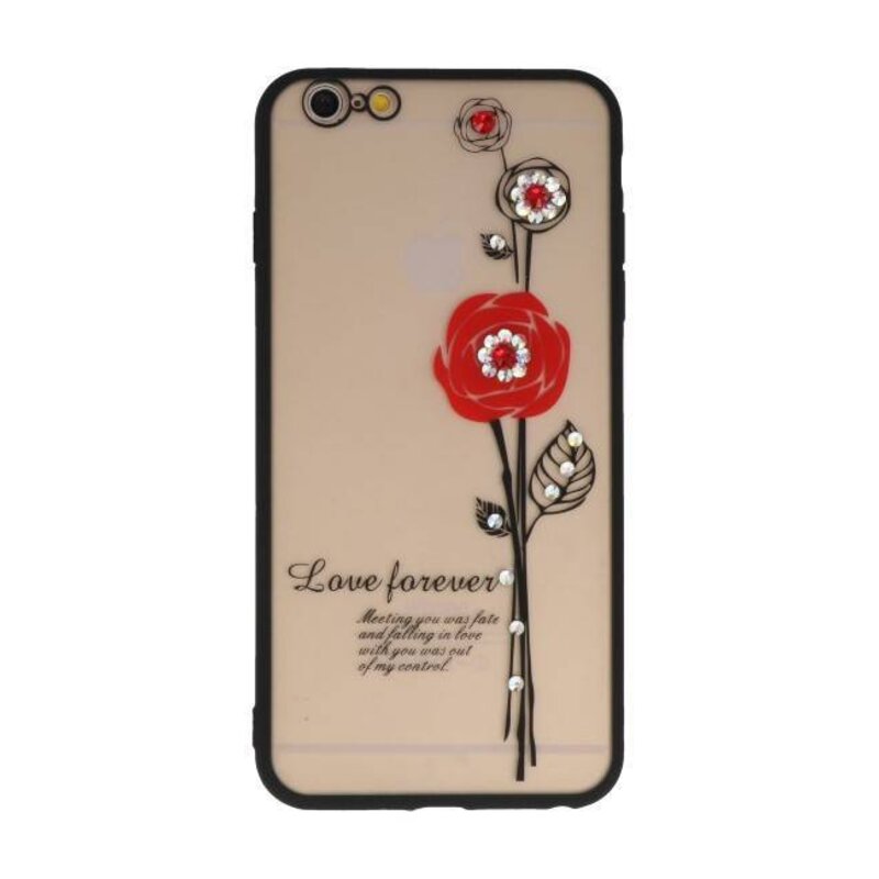 Love Forever Hoesjes voor iPhone 6 / 6s Plus Rood