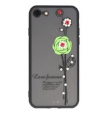 Love Forever Hoesjes voor iPhone 8 Groen