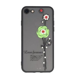 Love Forever Hoesjes voor iPhone 8 Groen