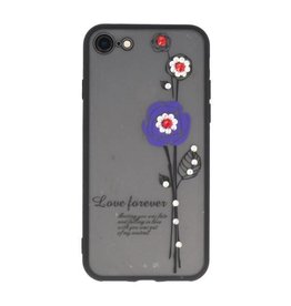 Love Forever Hoesjes voor iPhone 8 Paars