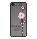 Love Forever Hoesjes voor iPhone 8 Roze