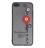 Love Forever Hoesjes voor iPhone 7 / 8 Plus Rood