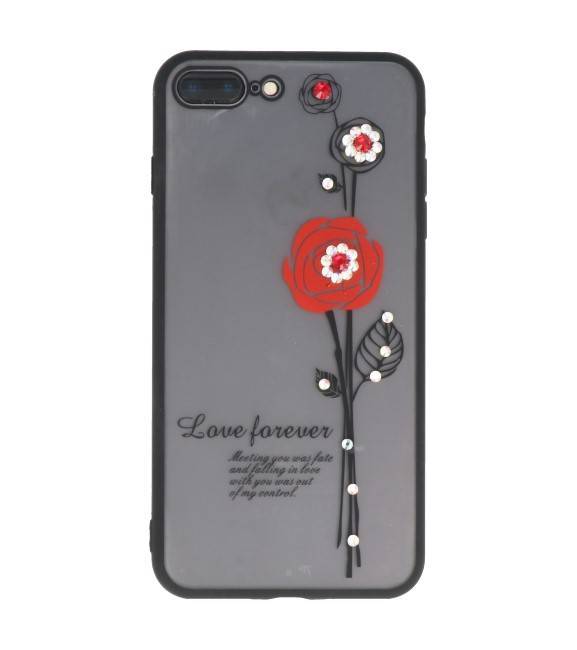 Love Forever Hoesjes voor iPhone 7 / 8 Plus Rood