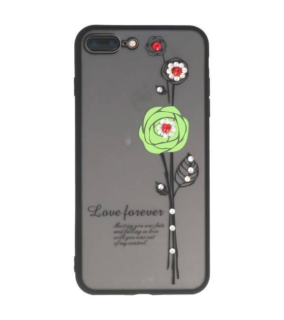 Love Forever Hoesjes voor iPhone 7 / 8 Plus Groen