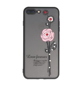 Love Forever Hoesjes voor iPhone 7 / 8 Plus Roze