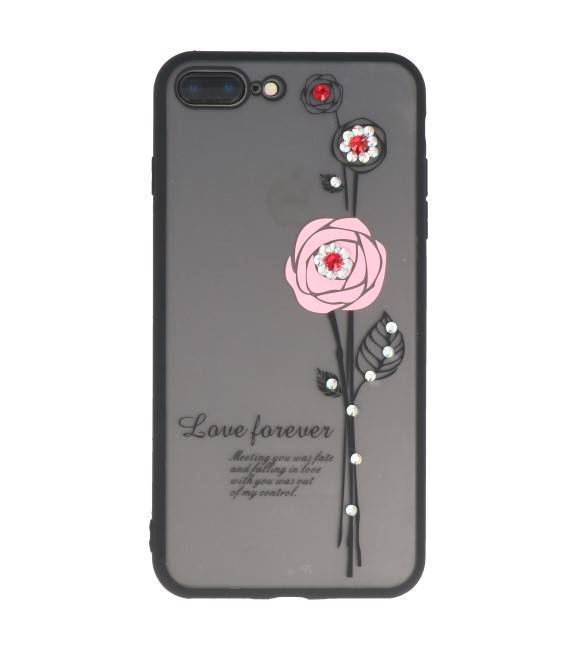 Love Forever Hoesjes voor iPhone 7 / 8 Plus Roze