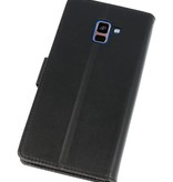 Wallet Cases Case for Galaxy A8 Plus (2018) Black