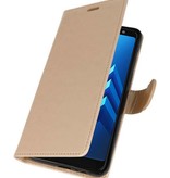 Wallet Cases Case for Galaxy A8 Plus (2018) Gold