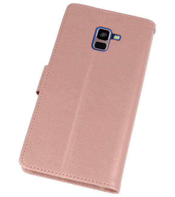 Veske Tasker Etui til Galaxy A8 Plus (2018) Pink