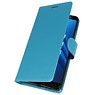 Wallet Cases Hoesje voor Galaxy A8 Plus (2018) Turquoise
