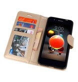 Wallet Cases Case for LG K8 2018 Gold