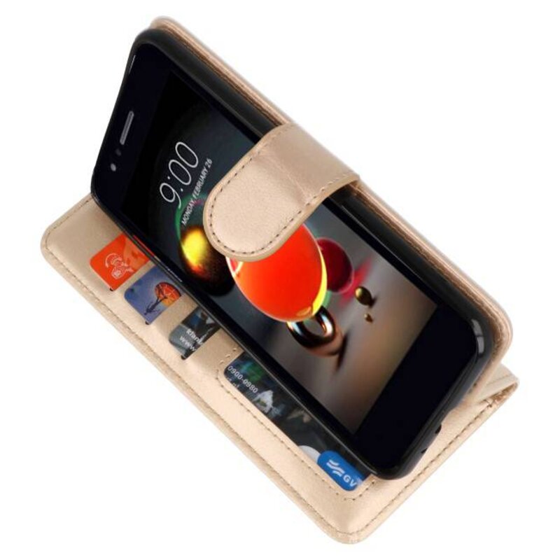 Wallet Cases Case for LG K8 2018 Gold