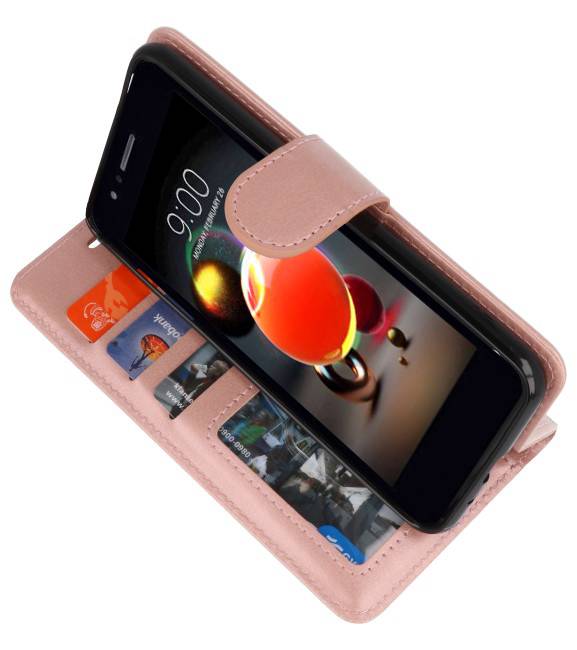Estuche Wallet Cases para LG K8 2018 Pink