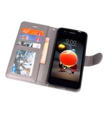 Wallet Cases Case für LG K8 2018 Grau