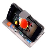 Wallet Cases Case für LG K8 2018 Grau