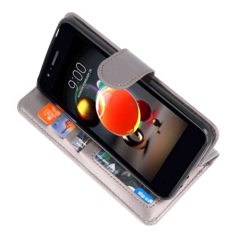 Wallet Cases Case for LG K8 2018 Gray