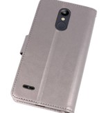 Wallet Cases Case für LG K8 2018 Grau