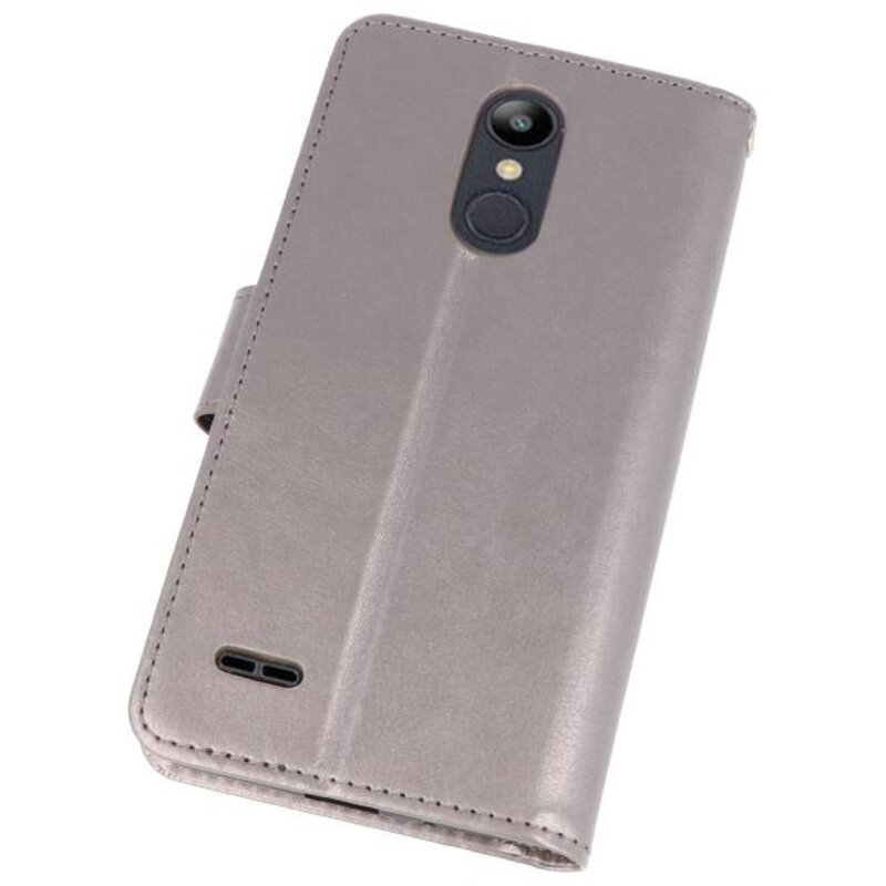 Wallet Cases Case für LG K8 2018 Grau