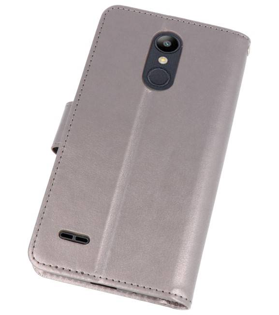 Wallet Cases Case für LG K8 2018 Grau