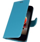 Étuis portefeuille pour LG K8 2018 Turquoise