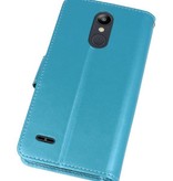 Étuis portefeuille pour LG K8 2018 Turquoise