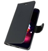 Wallet Cases Tasche für LG K10 2018 Schwarz