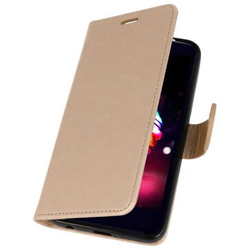 Wallet Cases Case for LG K10 2018 Gold
