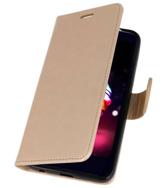 Wallet Cases Case for LG K10 2018 Gold