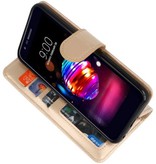 Estuche Wallet Cases para LG K10 2018 Gold