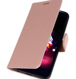 Wallet Cases Hoesje voor LG K10 2018 Roze