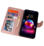 Wallet Cases Tasche für LG K10 2018 Pink