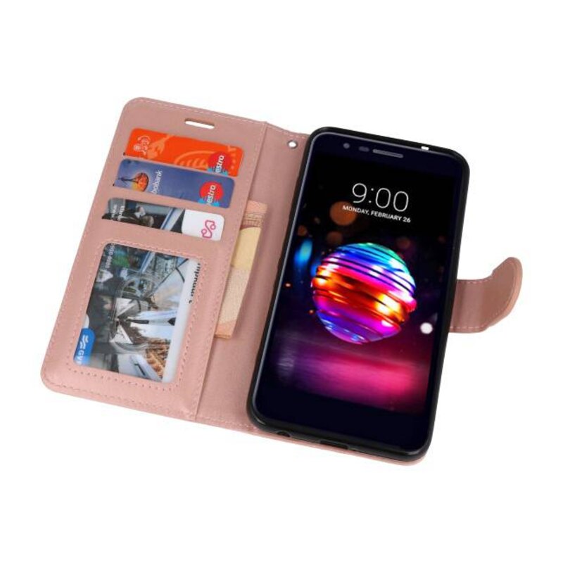 Wallet Cases Case for LG K10 2018 Pink