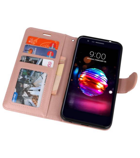 Wallet Cases Case for LG K10 2018 Pink