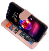 Wallet Cases Tasche für LG K10 2018 Pink