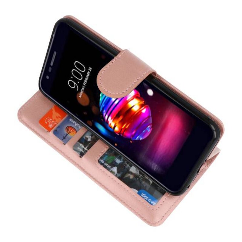 Wallet Cases Case for LG K10 2018 Pink