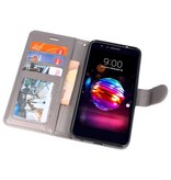 Wallet Cases Case for LG K10 2018 Gray