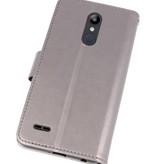 Estuche Wallet Cases para LG K10 2018 Gray