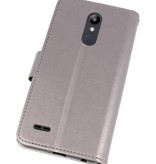 Wallet Cases Case for LG K10 2018 Gray